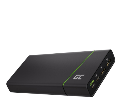 Powerbank GREENCELL Powerbank 26800 mAh PowerPlay Ultra 2xUSB-C, 2xUSB Ultra Chage PD 128W czarny
